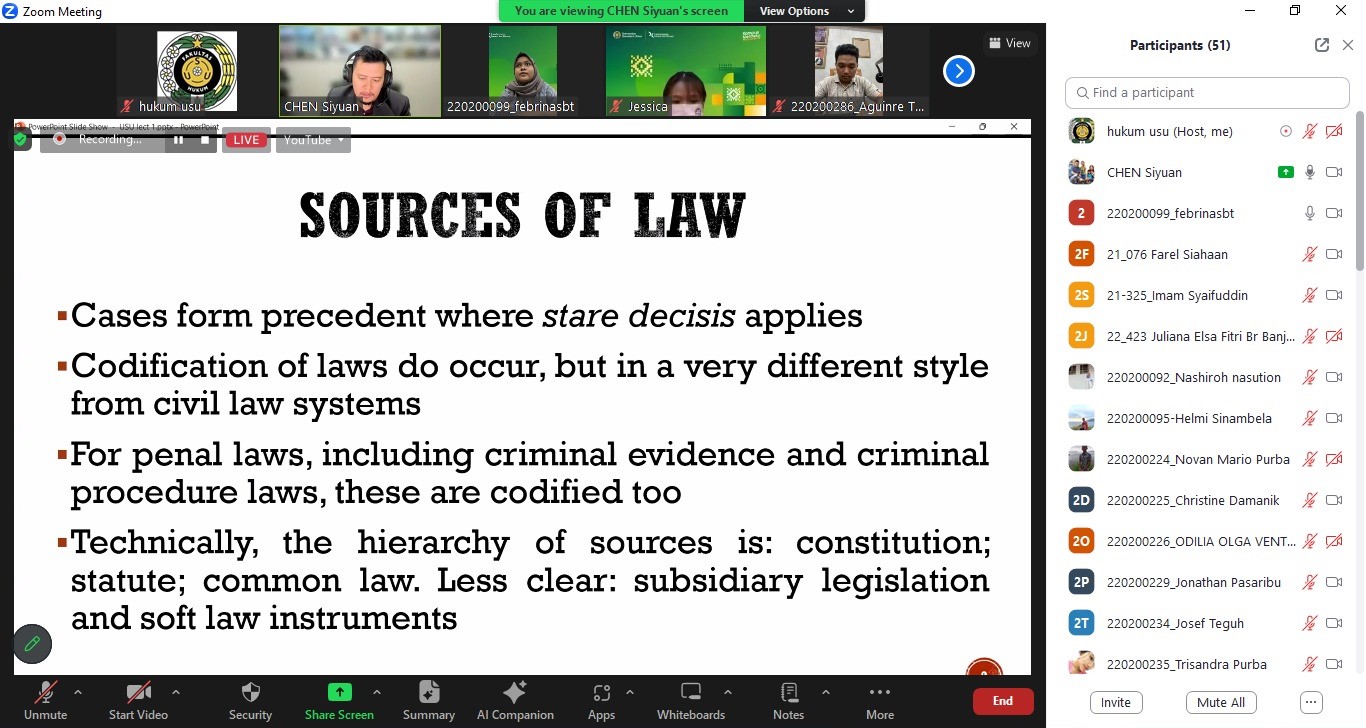 Guest Lecture: Criminal Case Investigation Process